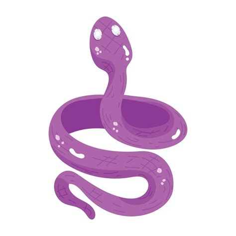 Purple Snake Clipart