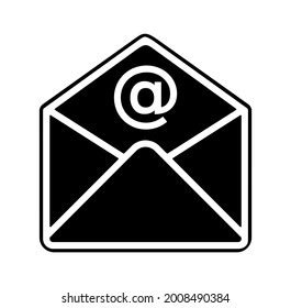 Email Icon On White Background Stock Vector (Royalty Free) 2008490384 ...