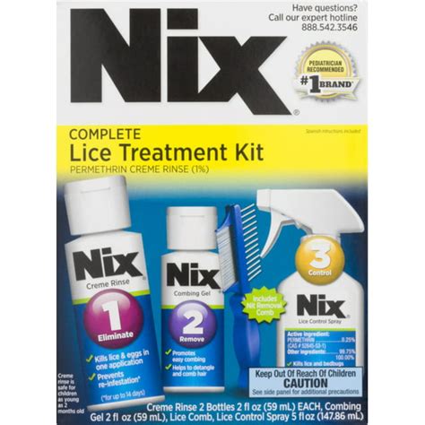 Free Shipping Nix Complete Lice Treatment Kit 1 Each