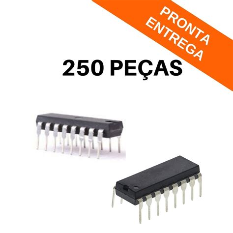 Kit 250 peças Circuito Integrado CD74HC4053E DIP 16 PTH Circuitos