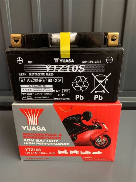 Batterie Yuasa YTZ10S GEL YAMAHA BMW KYMCO SYM KAWASAKI Kaufen