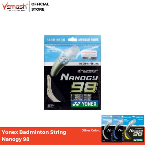 Yonex Badminton String Nanogy 98 Shopee Malaysia