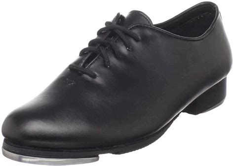 Dance Class Womens Ptm101 Full Sole Jazz Tap Oxford Shoe Black Size