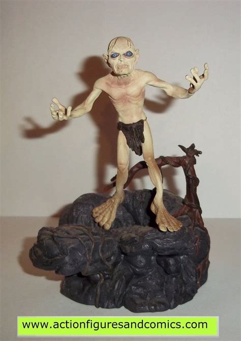 Lord Of The Rings Gollum With Sound Base Toy Biz Complete Hobbit The