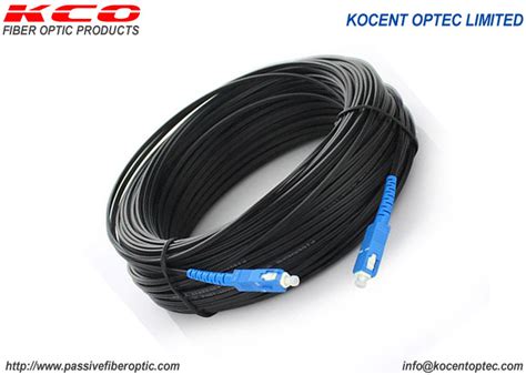 Fo Fo Fo Outdoor Kfrp Frp Ftth Drop Fibre Optics Cable Lszh Pvc