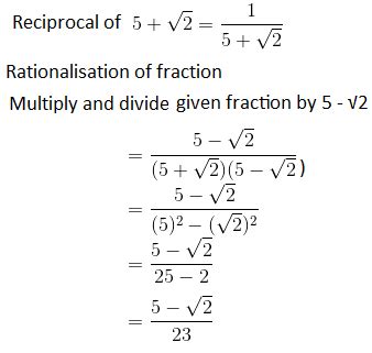 Rd Sharma Solutions Class Maths Chapter Rationalisation