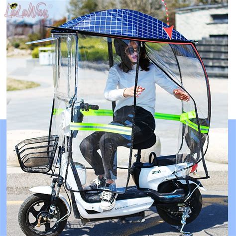 Electric Motorcycle Canopy Umbrella Awning Universal Motor Scooter