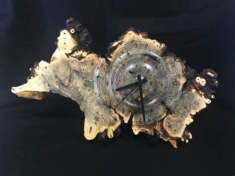 Buckeye Burl Wall Clock American Association Of Woodturners