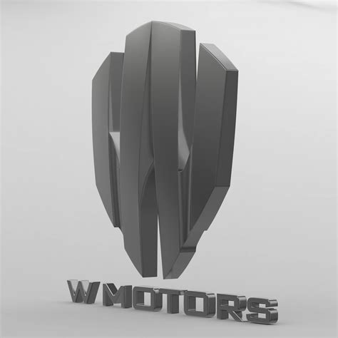 W Motors Logo 3d Model By 3dlogoman