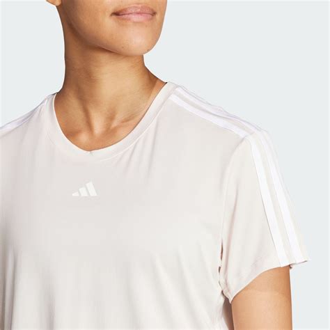 Clothing AEROREADY Train Essentials 3 Stripes Tee Pink Adidas