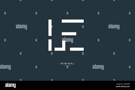 Alphabet Letter Icon Logo Le Stock Vector Image And Art Alamy