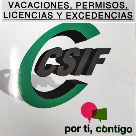 CSIF VACACIONES PERMISOS Y LICENCIAS JCYL