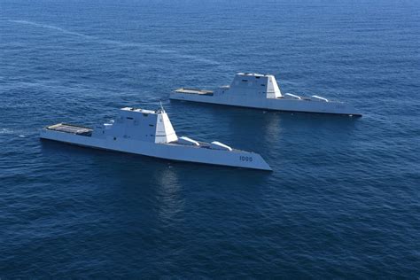 USS Zumwalt and USS Michael Monsoor [1440 × 960] : r/MilitaryPorn