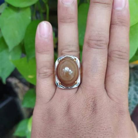 Jual Cincin Batu Akik Puser Bumi N Shopee Indonesia