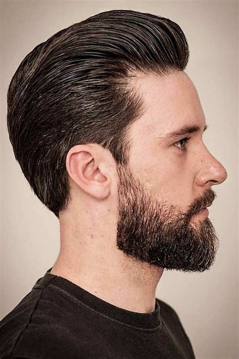 Pompadour Fade Haircut Short Pompadour Mens Hairstyles Pompadour