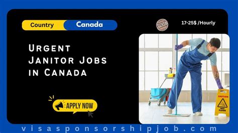 Urgent Janitor Jobs In Canada Lmia Approved