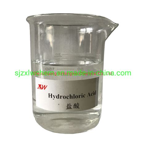 31 36 HCl Hydrochloric Acid Industrial Grade China Hydrochloric Acid