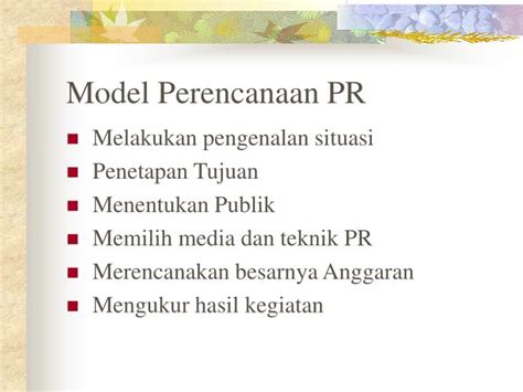 Ppt Perencanaan Program Program Pr Powerpoint Presentation Id