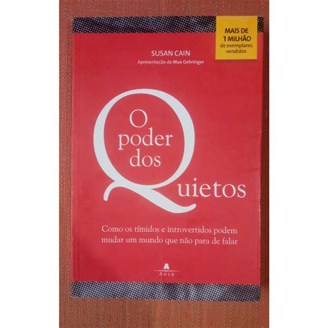 Livro O Poder Dos Quietos Susan Cain Shopee Brasil