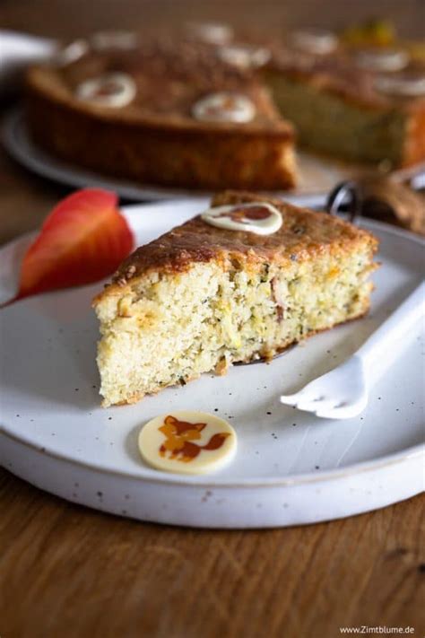 Zucchini Apfel Kuchen Zimtblume De