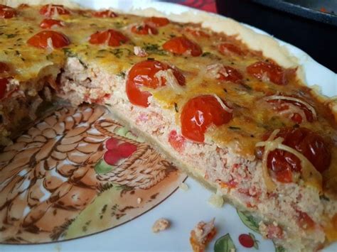 Tarte Au Thon Tomate Et Moutarde Au Thermomix Cookomix