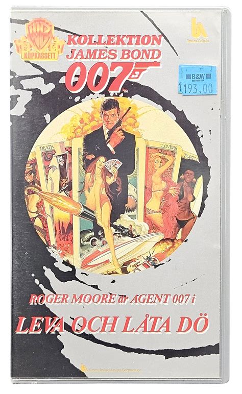 Kollektion James Bond Roger Moore Leva Och L Ta D Vhs Ny