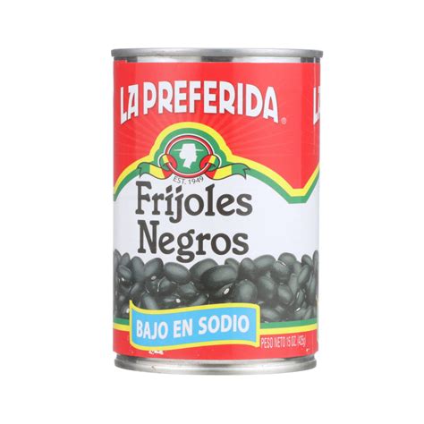 Low Sodium Black Beans 15 Oz La Preferida