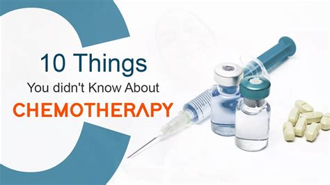 10 Things You Didnt Know About Chemotherapy Chemotherapy Side Effects For Human Body Youtube