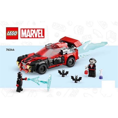 LEGO Miles Morales Vs Morbius Set 76244 Instructions Brick Owl