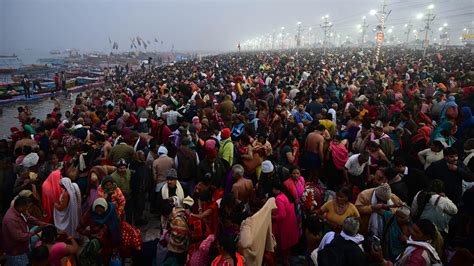 Indien Kumbh Mela Fest Größte religiöse Feier der Welt hat begonnen