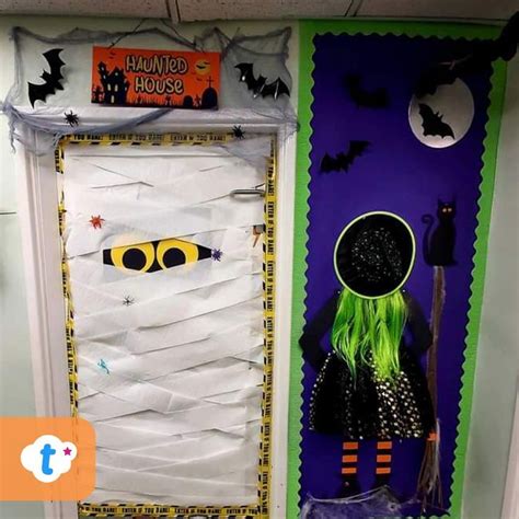 Spooky Halloween Classroom Door Ideas