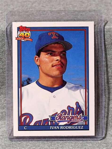 Topps Traded Ivan Rodriguez Rc Rookie Card T Pudge I