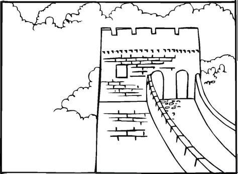 Coloriage Dessin De Muraille De Chine T L Charger Et Imprimer Gratuit