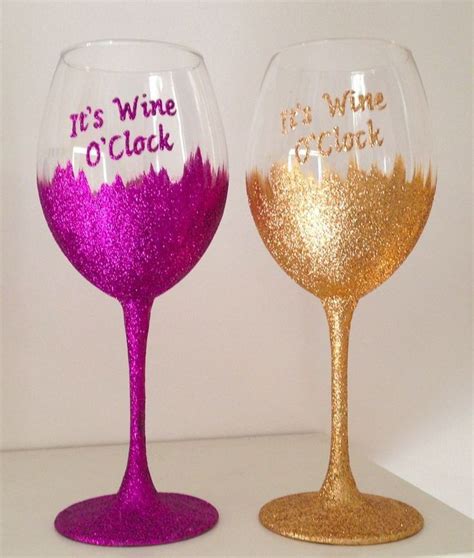 Pin By Lenoschka On Crafting Glitter Wine Glass Diy Wine Glass Wine Glass Crafts