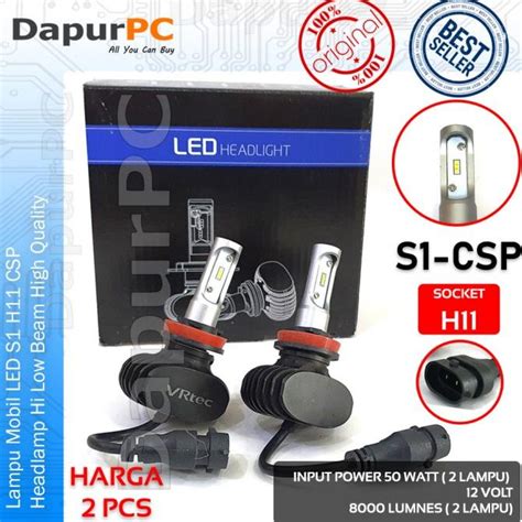 Jual Lampu Mobil Led S H Csp Headlight Beam Zes High Quality