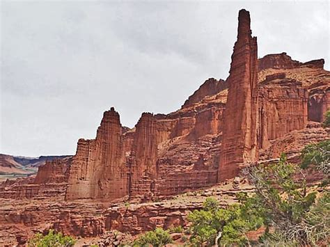 Fisher Towers Hiking Trail Near Moab Utah