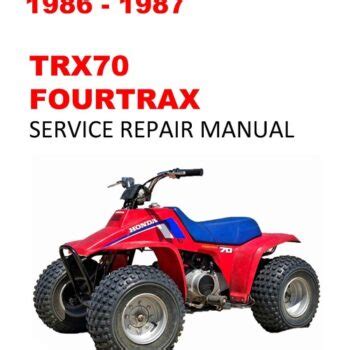 2001 2004 TRX500FA Rubicon Repair Service Manual ECManuals