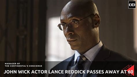 John Wick And The Wire Actor Lance Reddick Passes Away At