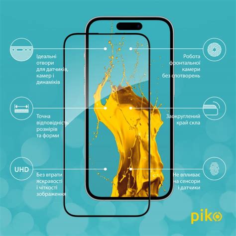 Piko Full Glue Apple Iphone Pro Black