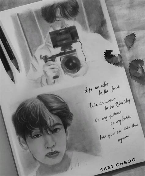 Bts Community Posts My Drawing💜 And I Must Say The Song Is