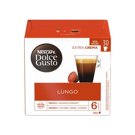 Nescafé Big Pack Lungo 30 Capsules for Dolce Gusto for 7 15