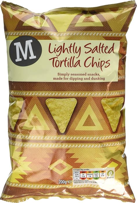 Morrisons Lightly Salted Tortilla Chips 200g Amazon Co Uk Grocery