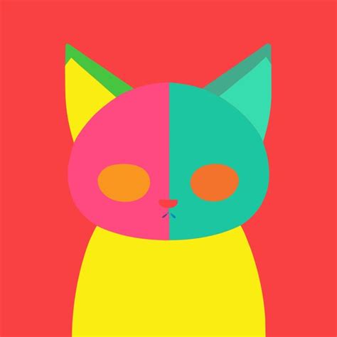 Premium Photo Meow Vector Illustration