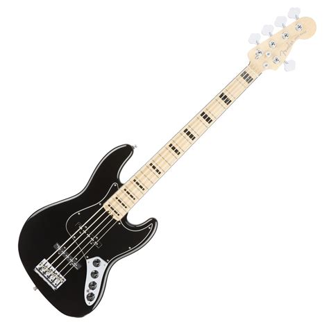 Disc Fender American Elite Jazz Bass V Mn Black Gear4music