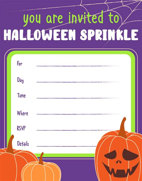 Halloween Invitation Cards - 15 Free PDF Printables | Printablee