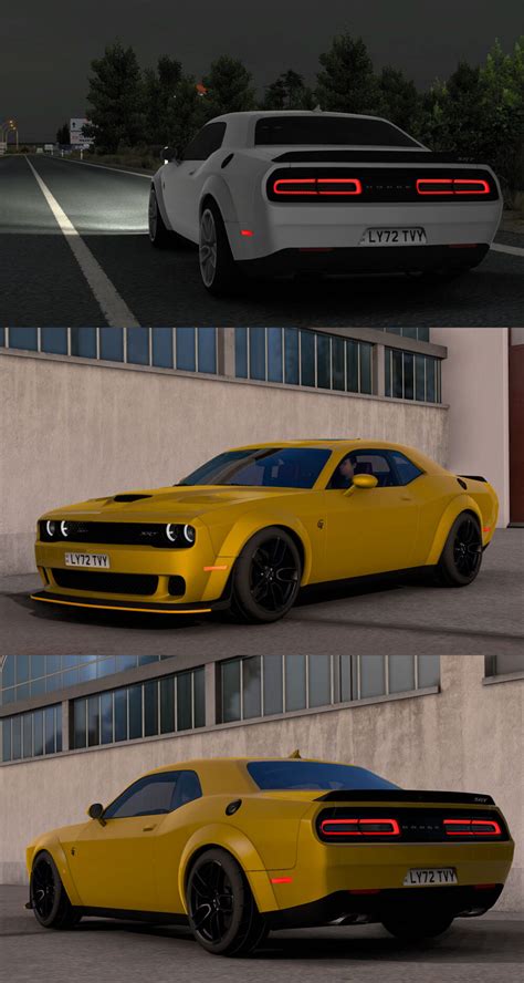 Dodge Challenger SRT Hellcat Widebody 2018 V1 3 1 47 ETS2 Mods