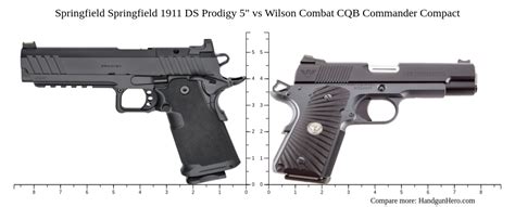 Springfield Springfield 1911 DS Prodigy 5 Vs Wilson Combat CQB