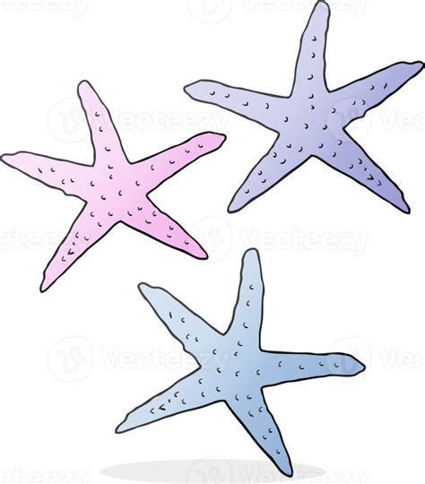 Hand Drawn Cartoon Starfish 45016812 Png