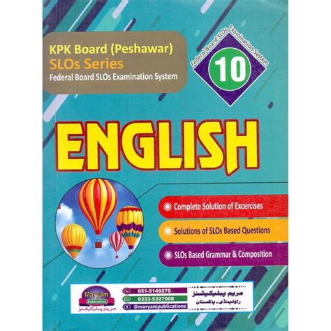 English Book For Class 10th Federal Board Slo Exam System