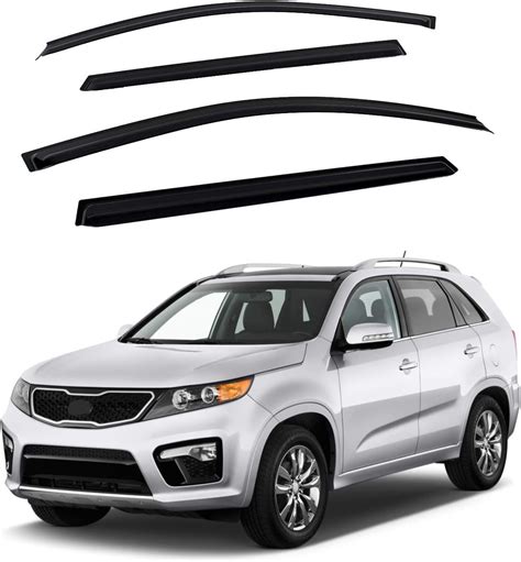 Amazon Safe Smoke Window Visor Sun Rain Vent Guard 4 Pcs Set For